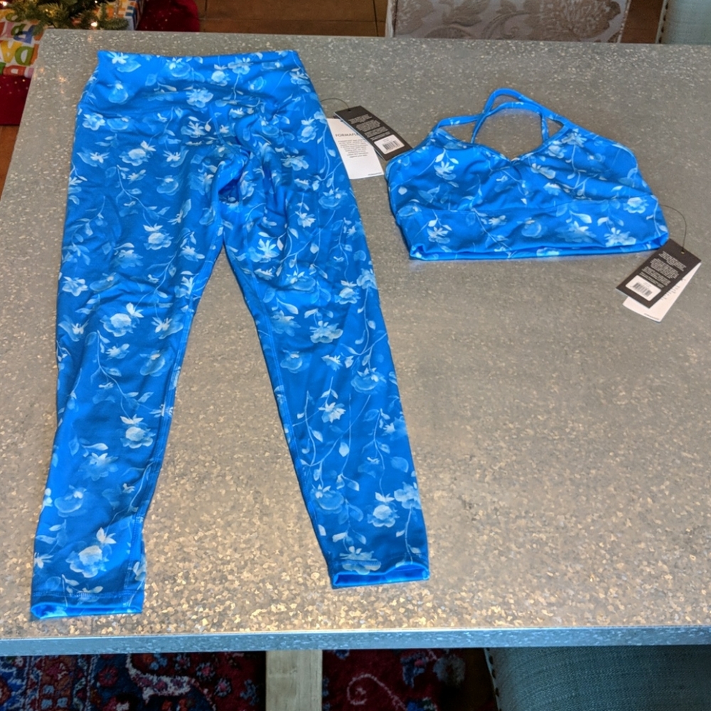 Glyder NWT Legging S Bra L Matching Set Floral